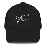 Load image into Gallery viewer, Embroidered LIGHT A FIRE Dad Hat
