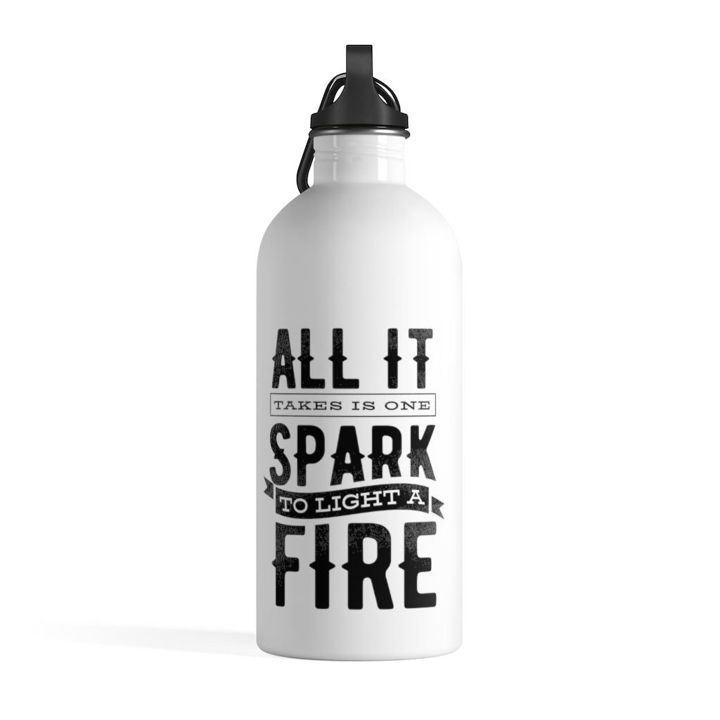 It's All On Fire Now Sports Water Bottle