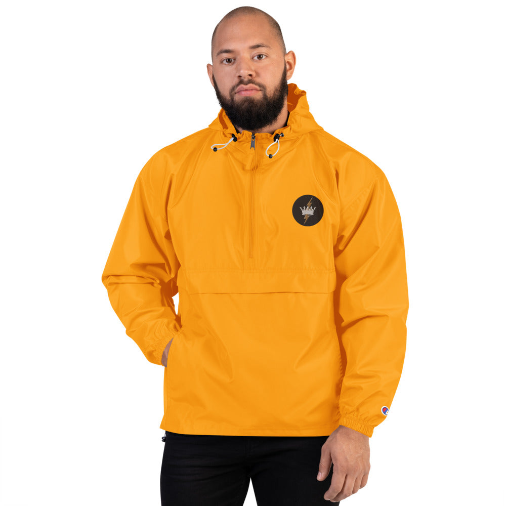 Embroidered LIGHT A FIRE Champion Packable Jacket (Y)