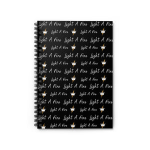 FIRE on the Wall Spiral Notebook - Ruled Line