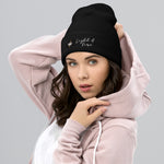 Load image into Gallery viewer, Embroidered LIGHT A FIRE Cuffed Beanie

