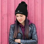 Load image into Gallery viewer, WEAR THE CROWN Pom-Pom Beanie
