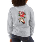 Load image into Gallery viewer, Rose of FIRE Unisex Hoodie GREY
