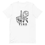 Load image into Gallery viewer, LA FIRE Short-Sleeve Unisex T WHITE
