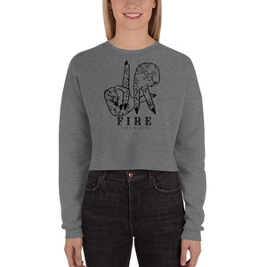 LA FIRE Women's Crop Sweatshirt