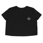 Load image into Gallery viewer, Classic Summer Nights Embroidered Crop Tee
